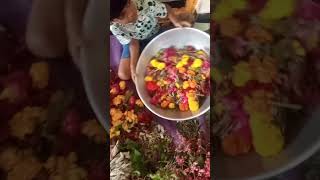 Making bathukamma💐 [upl. by Lael]