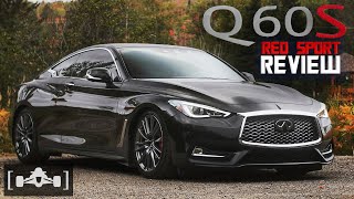 Infiniti Q60 Red Sport 400 Review  More Luxury Than Sport  Sponsored by MotorEnvycom [upl. by Aihsital]