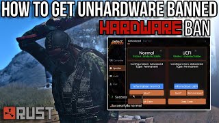 HOW TO GET UNHARDWARE BANNED ON RUST  2024  PERMANENT SPOOFER [upl. by Novyar33]