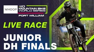 LIVE RACE  Junior Mens UCI Downhill World Cup Fort William [upl. by Riker769]