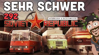 Workers amp Resources Soviet Republic S6292 Lets Play deutsch german gameplay [upl. by Anirol370]