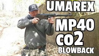 ✔UMAREX MP40  co2  Blowback  Review  Demonstration Umarex Legends GERMAN  WaffenPassionUnite [upl. by Wrennie335]