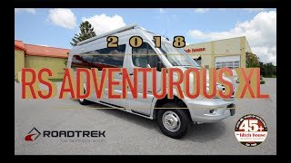 2018 Roadtrek RS Adventurous XL  Motorhome Video Walkthrough  The Hitch House [upl. by Kcirdehs]