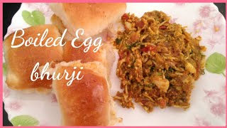 Boiled egg bhurji  Breakfast recipe  Tiffin box recipe [upl. by Rotberg]