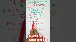 DEFINITE INTEGRATION SHORTCUTClass 12 Maths Definite Integration Tipscbse iitjee integration [upl. by Adnwahs]