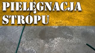 Dom za 100tys  Pielęgnacja betonu folia na strop 29 [upl. by Hgielrahc]