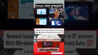 Newest Pioneer Stereo 9quot DMHAP6650BT installed at Konark Car Accessories [upl. by Barton]