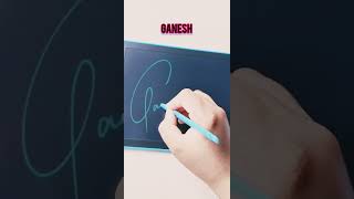 Ganesh Name Signature 😍 Comment your name for signature 😊 [upl. by Noraf]