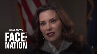 Michigan Gov Gretchen Whitmer on quotFace the Nation with Margaret Brennanquot  full interview [upl. by Barayon]