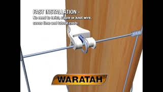 Waratah Gripple T Clip wire tie off [upl. by Nosauq]