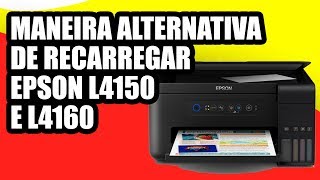 RECARREGAR TINTA EPSON L4150  L4160  FORMA ALTERNATIVA [upl. by Merrell464]