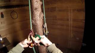 Schwabisch amp Distel  Arborist Climbing Hitches amp Knots [upl. by Cly]