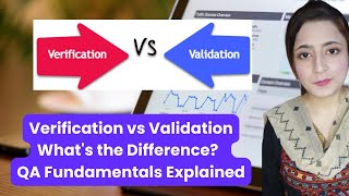 Verification vs Validation Whats the Difference  QA Fundamentals Explained [upl. by Zobe]