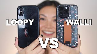 LOOPY VS WALLI PHONE CASE REVIEW [upl. by Raphael]