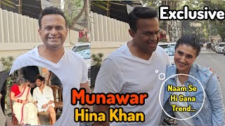 Siddharth Kanan Reaction On Munawar Faruqui And Hina Khan New Upcoming Song After Bigg Boss 17 [upl. by Nyliret]