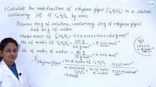 CHEMISTRY CLASS 12 CHAPTER 1 NCERT SOLVED EXAMPLES [upl. by Pani]