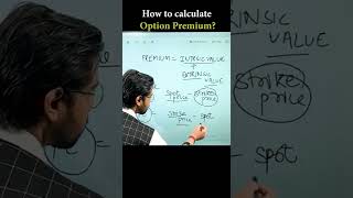 How To Calculate Option Premium Without Calculator option प्रीमियम calculate कैसे करेंshorts [upl. by Ruvolo536]