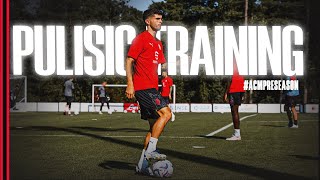 Christian Pulisic  Training at Milanello [upl. by Urbana]