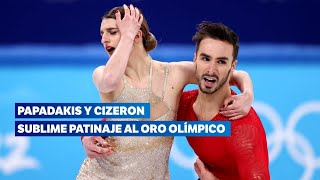 ⛸ Gabriella Papadakis amp Guillaume Cizeron free dance highlights  Figure Skating Beijing 2022 [upl. by Etteniotnna58]