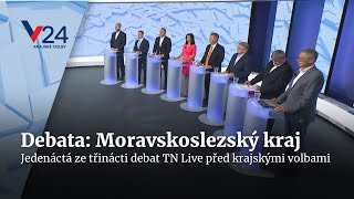 Předvolební debata Moravskoslezský kraj  Krajské volby 2024 [upl. by Irah]