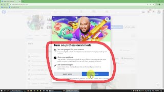 facebook new update 2022  how to TURN ON PROFESSIONAL MODE on facebook account on pc [upl. by Liagabba]