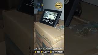 BIZAP 40 watts solar flood light TS Brightness Test solarfloodlight [upl. by Emilee]