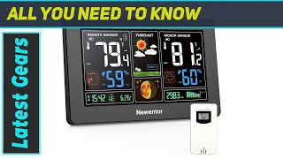 Newentor Weather Station Ultimate Indoor Outdoor Thermometer [upl. by Eibrik887]