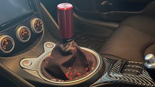 370z shiftboot and shift knob install [upl. by Lacey867]