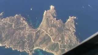 La Corse vue du ciel Corte  Cuers vol en avion MCR4S [upl. by Aihsemaj]