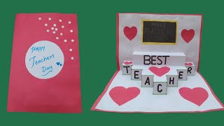 Teachers Day card  Card Making Ideas Diy [upl. by Bencion]