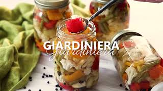 Giardiniera Italian Pickled Vegetables [upl. by Eendyc799]