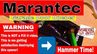 Marantec Garage Door Opener Problems  Best Way To Fix It  Office Space Style [upl. by Amarillis]