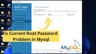 current root password in MySQL installation fix problem in latest version mysql 202223 [upl. by Selij]