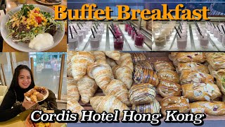 BUFFET BREAKFAST at The Place Cordis Hotel Hong Kong [upl. by Feodor]