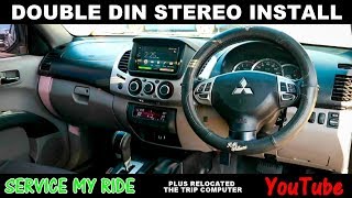 DOUBLE DIN STEREO INSTALL WITH ANDROID AUTO sony xavax100 [upl. by Nirrad]