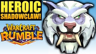 HEROIC Shadowclaw Guide  Darkshore  Warcraft Rumble [upl. by Borgeson]