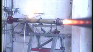 Free jet ramjet engine test [upl. by Juakn]