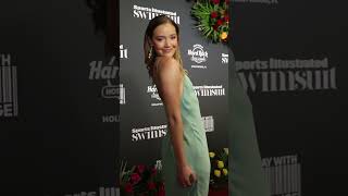 Olivia Ponton at Sports Illustrated swim week red carpet [upl. by Van]