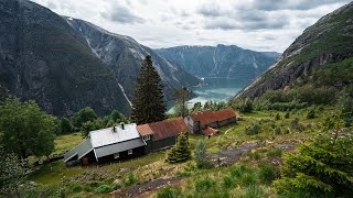 The best view in Norway Kjeåsen Mountain Farm in Eidfjord Hardanger [upl. by Nyrok]