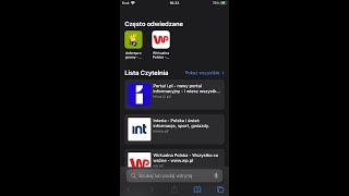 Safari czyli przeglądarka internetowa od Apple na iPhonie IOS 15 [upl. by Dami]