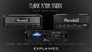 Tube VS Solid State VS Modelling Amps  Explained [upl. by Yffub]