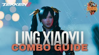 TEKKEN 8  THE ULTIMATE LING XIAOYU COMBO GUIDE [upl. by Linetta]