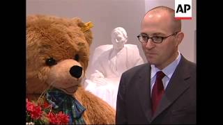 The enduring popularity of German Steiff teddy bears [upl. by Sherburn428]