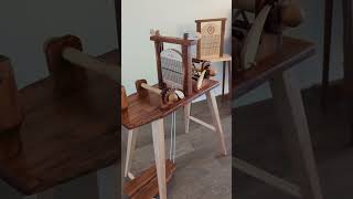 18th Century Preproduction 2 Treadle Tape Loom Patagonia rose wood [upl. by Musihc]