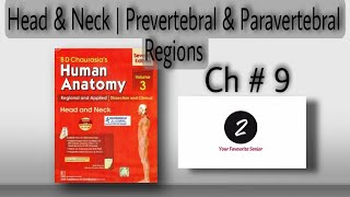 Prevertebral and Paravertebral regions  Head and Neck Anatomy  Chapter 9  BD Chaurasia [upl. by Odnuges]