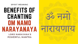 Benefits of Chanting OM NAMO NARAYANAYA Mantra  Om Namo Narayanaya Chanting Benefits [upl. by Bernt]