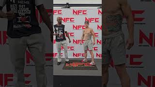 NFC 167 WeighIns Akeem Bashir vs Ronald Houser [upl. by Foushee]