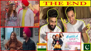 Pakistani React On Honsla Rakh Trailer Diljit Dosanjh Sonam Bajwa Shehnaaz Gill  Reaction Videos [upl. by Shelli626]