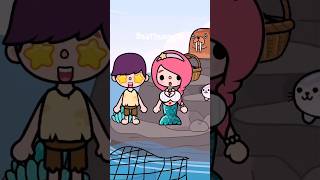 Beautiful Mermaid and Diamond Boy Love Story🧜‍♀️💎🤩💘tocaboca tocalifeworld tocastory shorts [upl. by Anella]