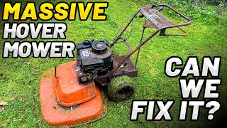 MASSIVE HOVER MOWER RIDDLED WITH PROBLEMS  Lets Fix it [upl. by Orapma]